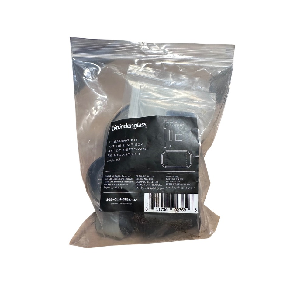 Stundenglass Gravity Hookah Cleaning Kit Black Maintenance Set